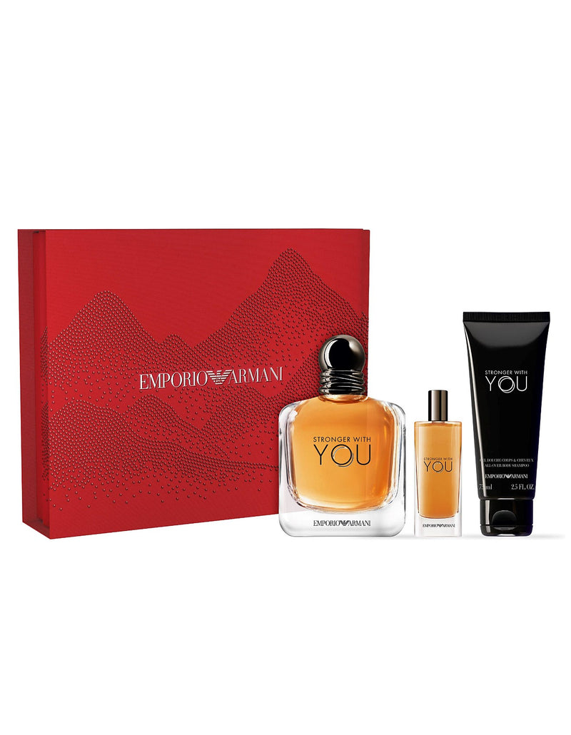 Emporio Armani Stronger with You EDT 100ml + Shower Gel + 15ml Travel Pack