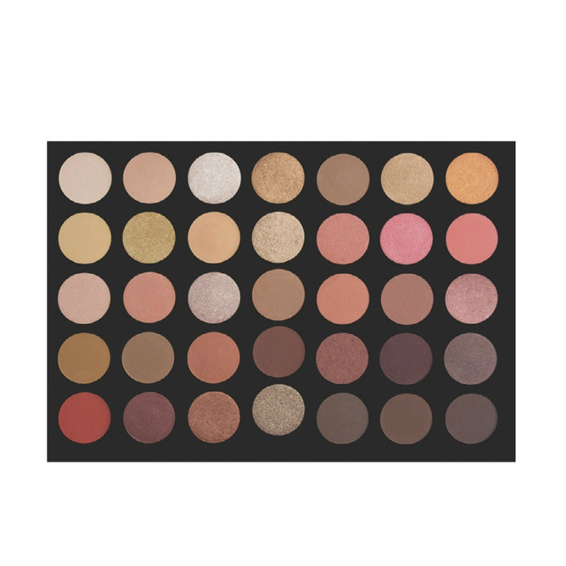 Crown 35 Colour Rose Gold Eyeshadow Palette