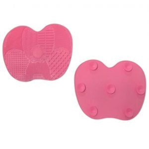 Crown Brush Cleaning Mat - Pink