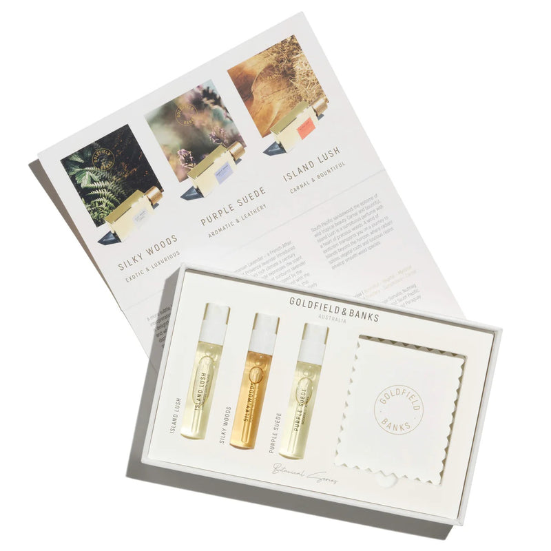 Goldfield & Banks Botanical Series Luxury Sample Collection 3x2ml