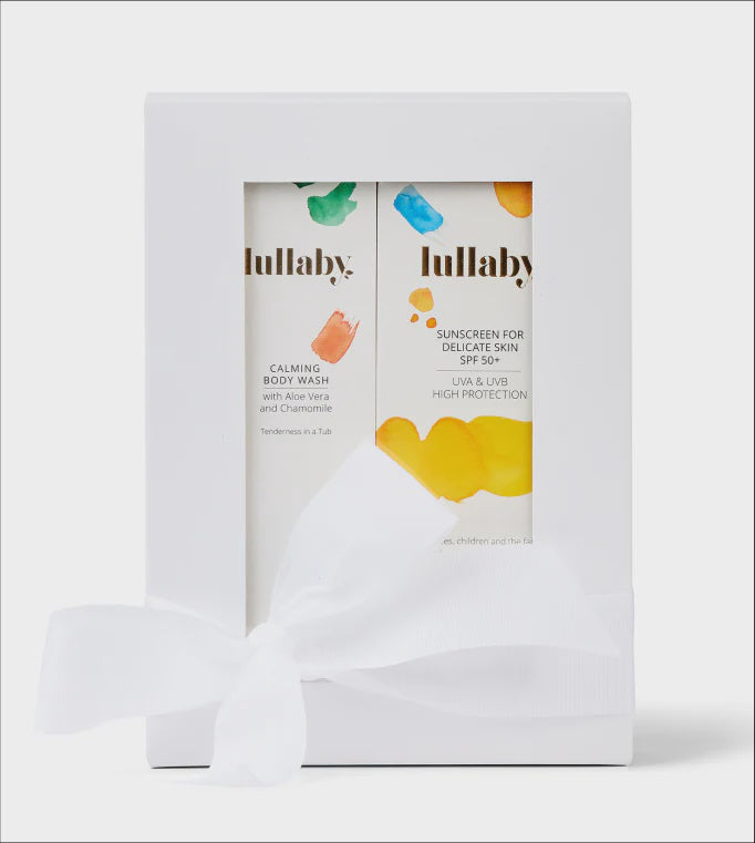 Lullaby Essential Duo Set - Baby and Childrens Play & Wash Pack (SPF50+ and Wash)