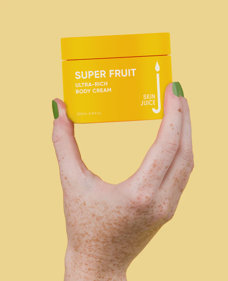Skin Juice Super Fruit Rich body cream.