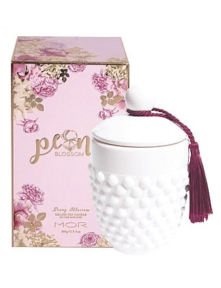 MOR Peony Blossom - Deluxe Soy Candle 266g