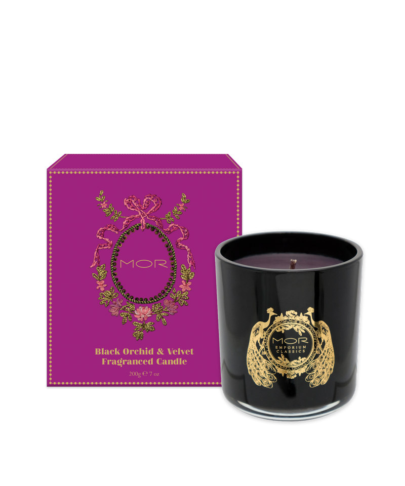 MOR Black Orchid & Velvet Fragranced Candle